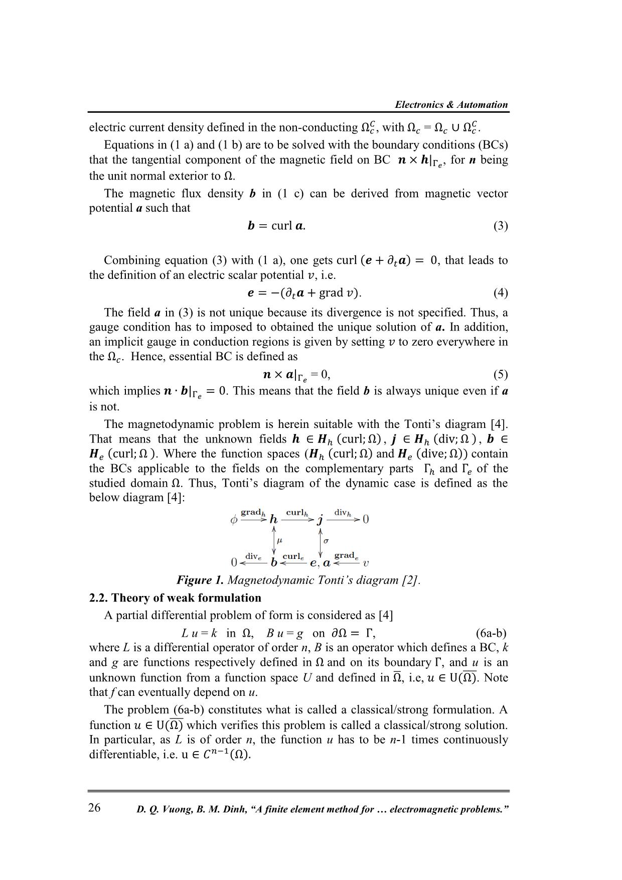 A finite element method for modeling of electromagnetic problems trang 2