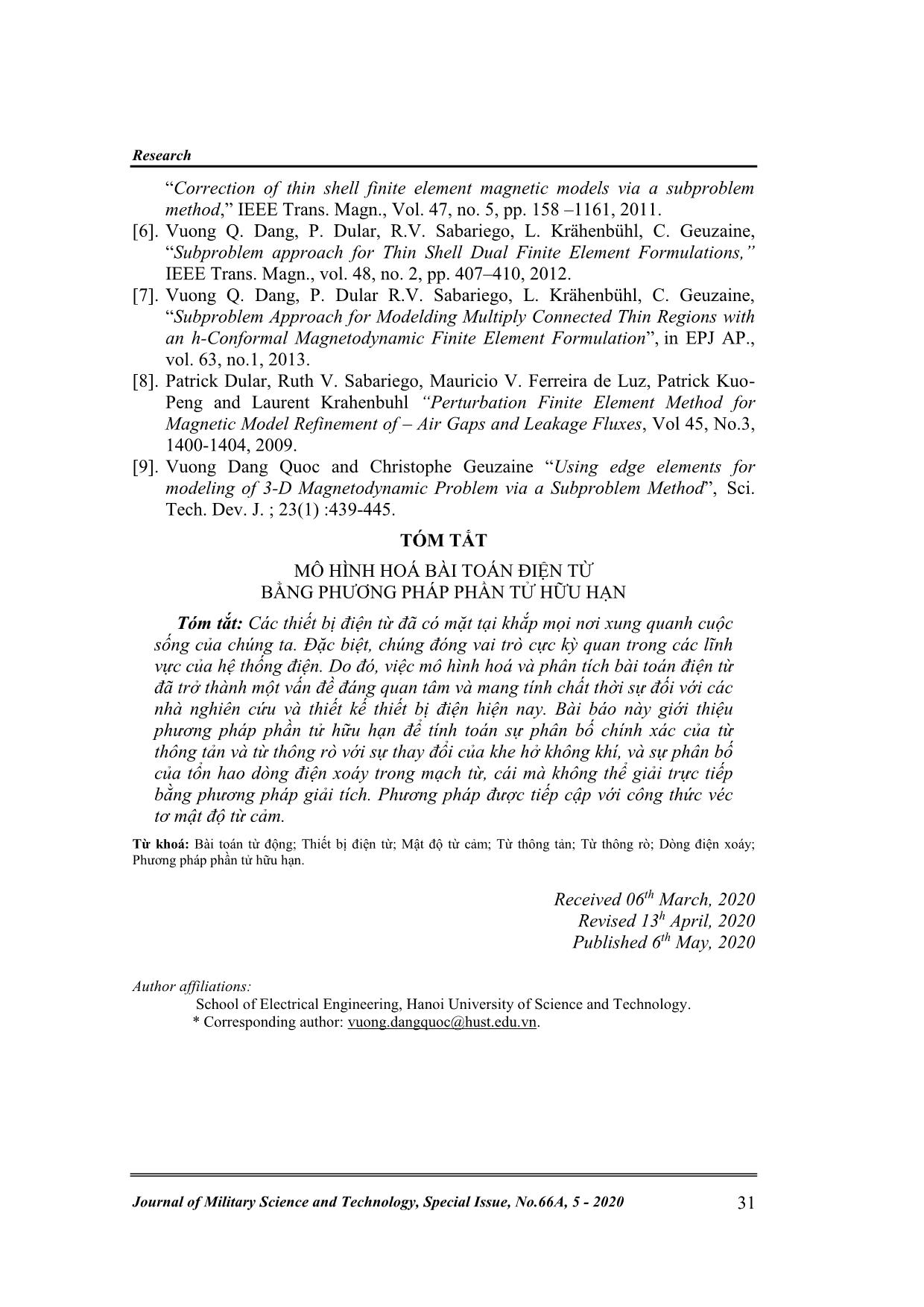 A finite element method for modeling of electromagnetic problems trang 7