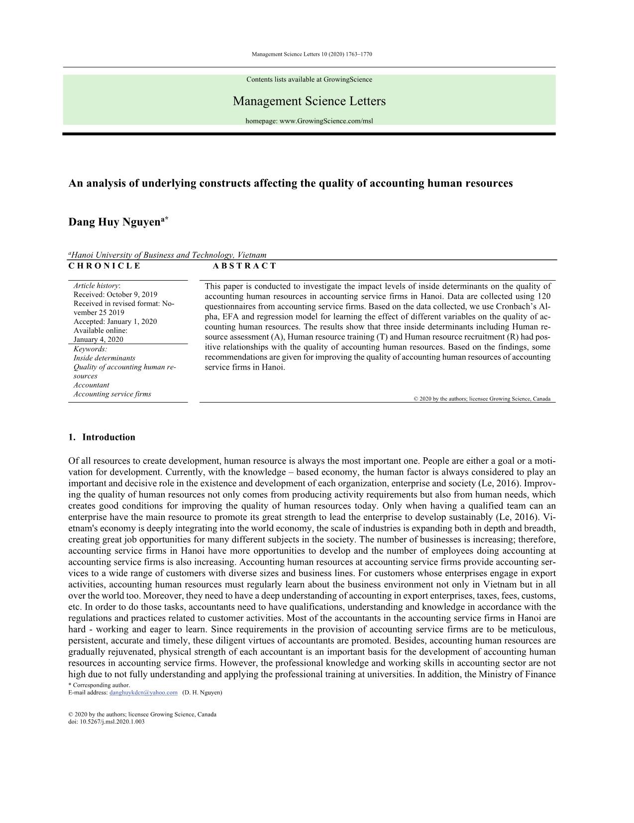 An analysis of underlying constructs affecting the quality of accounting human resources trang 1