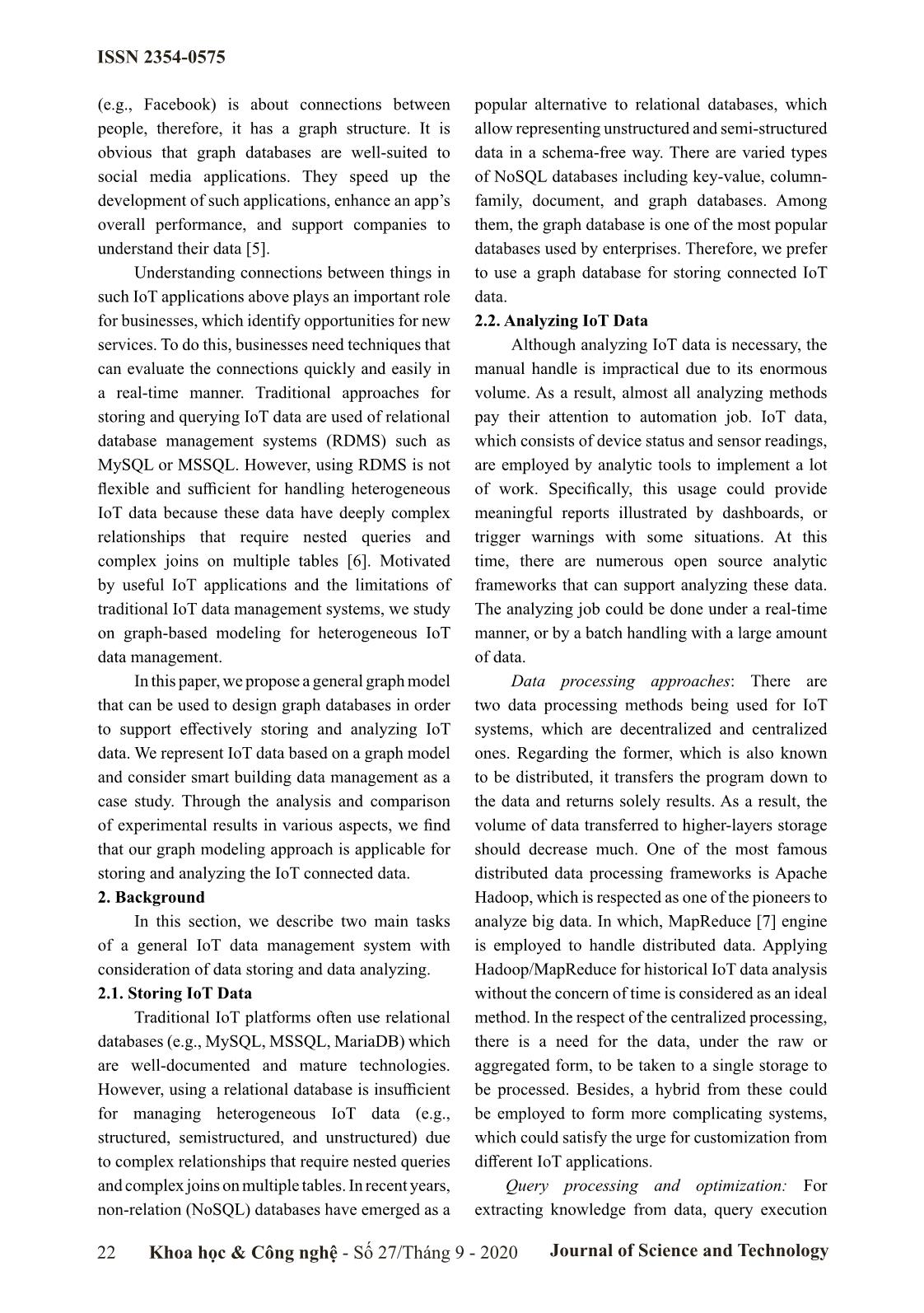 An efficient graph modeling approach for storing and analyzing heterogeneous IoT data trang 2