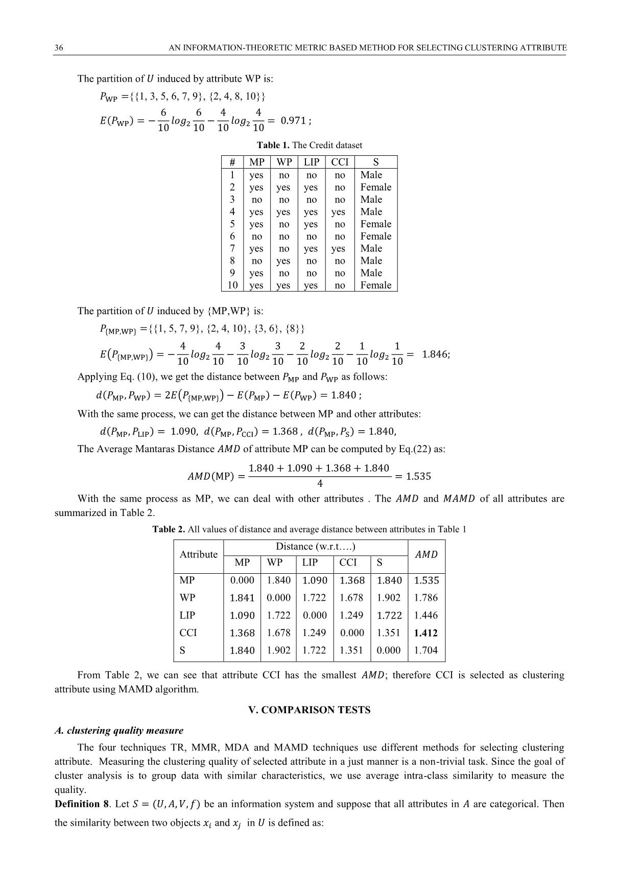 An information-theoretic metric based method for selecting clustering attribute trang 6