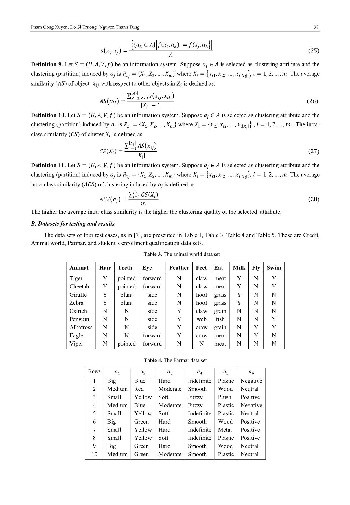 An information-theoretic metric based method for selecting clustering attribute trang 7