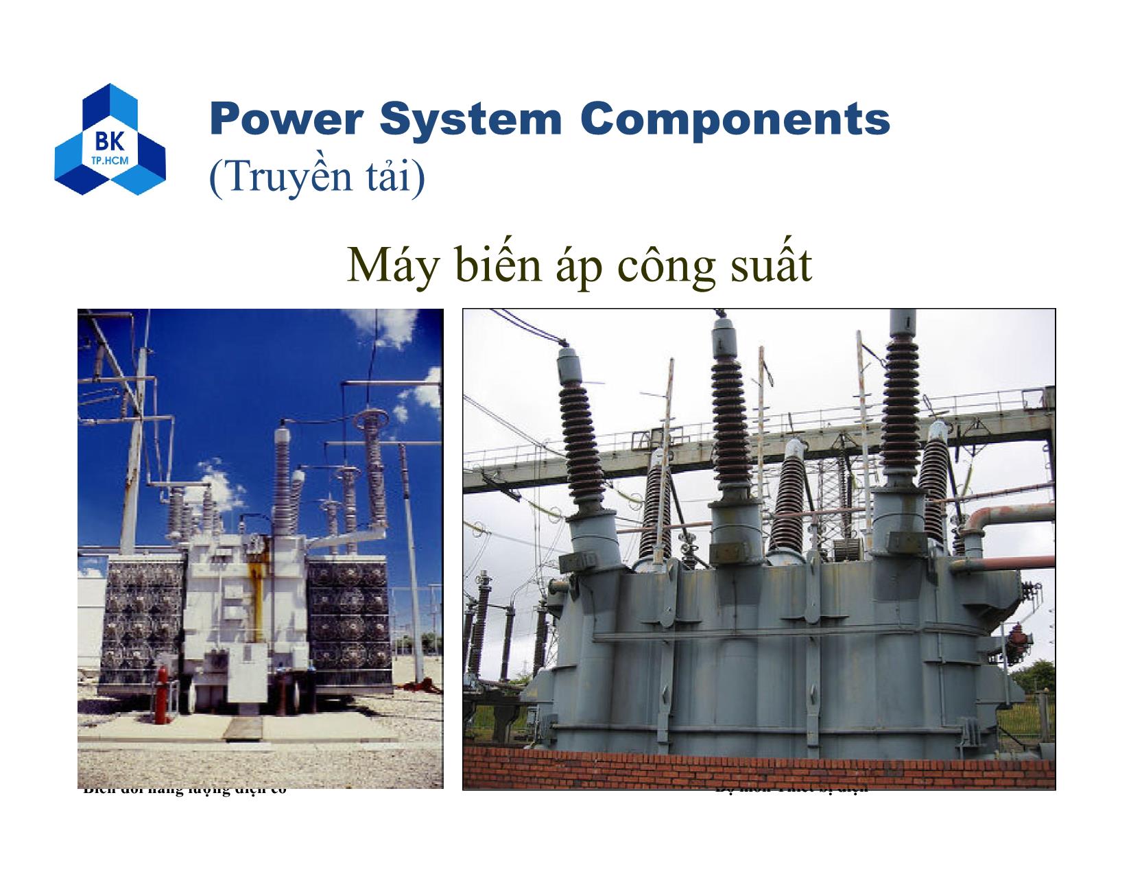 Bài giảng Biến đổi năng lượng điện cơ - Chương 1: Giới thiệu về hệ thống điện trang 7