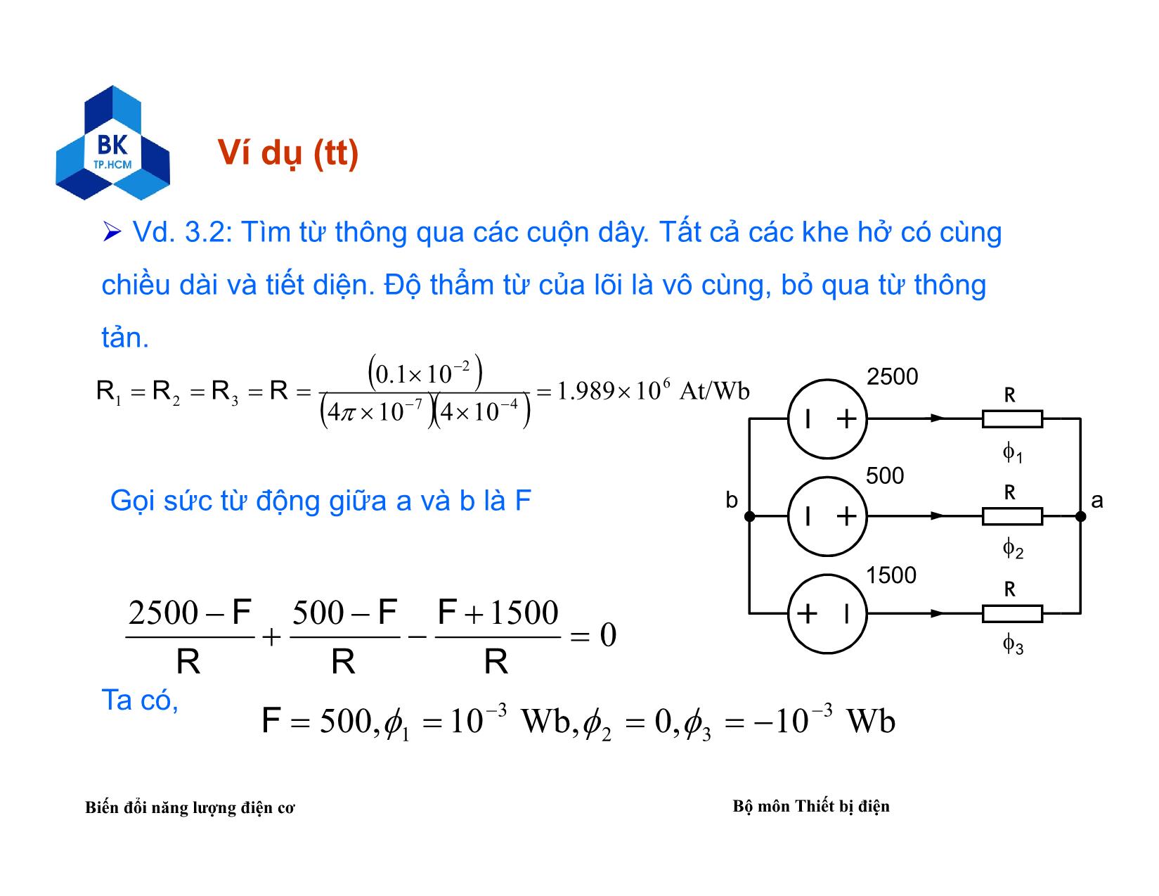 Bài giảng Biến đổi năng lượng điện cơ - Chương 2: Vectơ pha và mạch công suất 3 pha trang 8