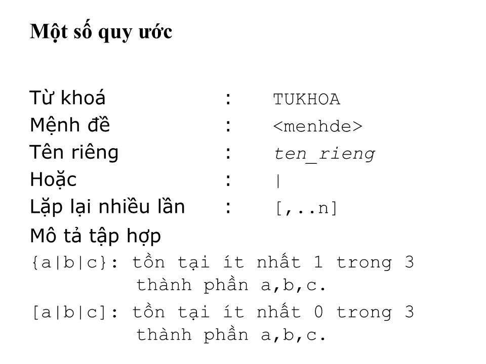 Bài giảng Cơ sở dữ liệu - Bài: Hệ quản trị cơ sở dữ liệu SQL Server 2012 trang 5