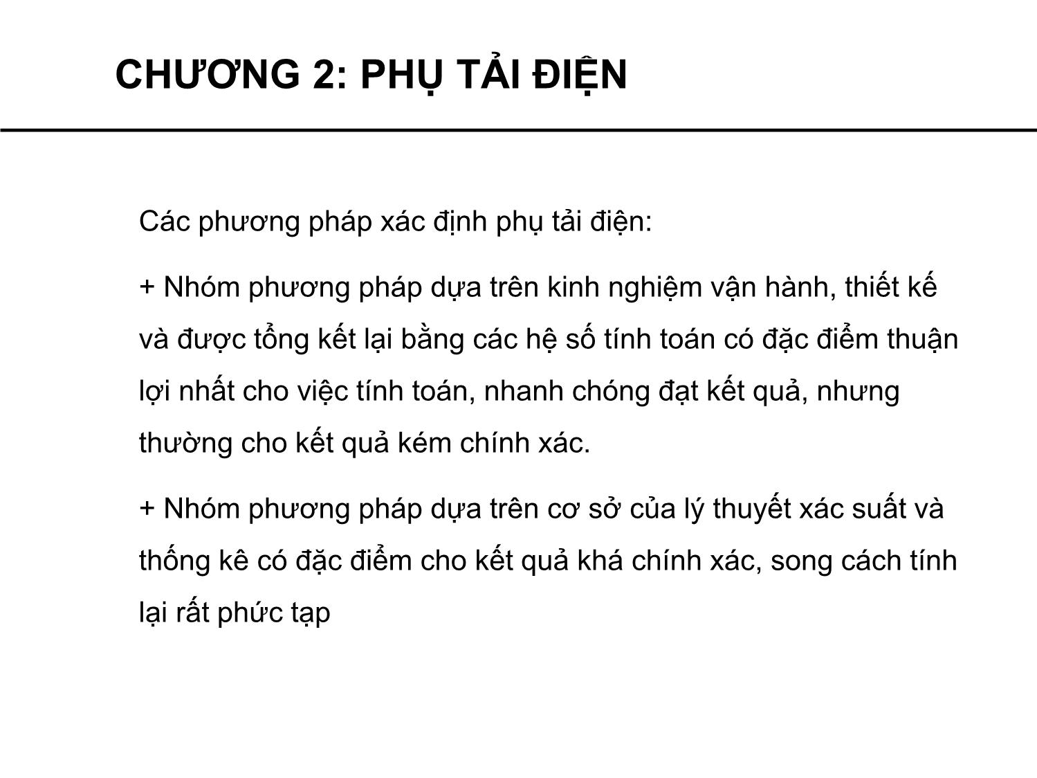 Bài giảng Cung cấp điện - Chương 2: Phụ tải điện - Phạm Khánh Tùng trang 4