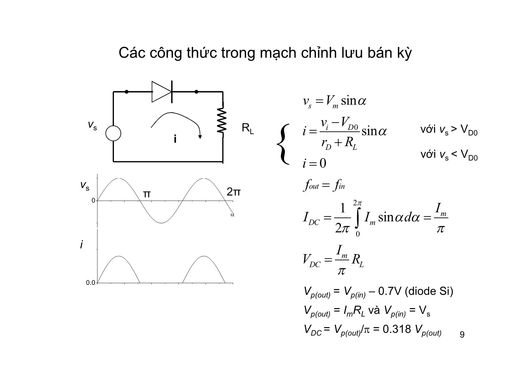 Bài giảng Dụng cụ bán dẫn - Chương 4, Phần 4: Chuyển tiếp PN - Hồ Trung Mỹ trang 9