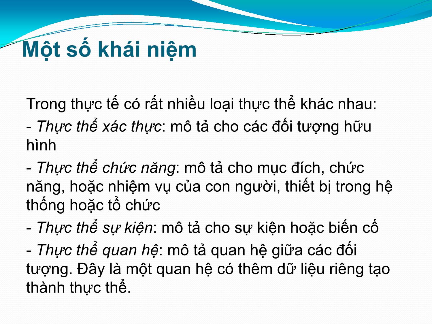 Bài giảng Hệ thống thông tin kế toán - Chương 2: Cơ sở dữ liệu - Vũ Trọng Phong trang 8