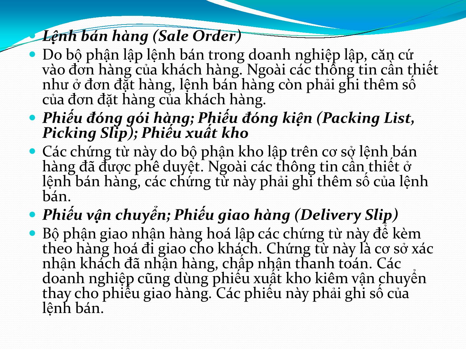 Bài giảng Hệ thống thông tin kế toán - Chương 3: Các chu trình kế toán - Vũ Trọng Phong trang 4