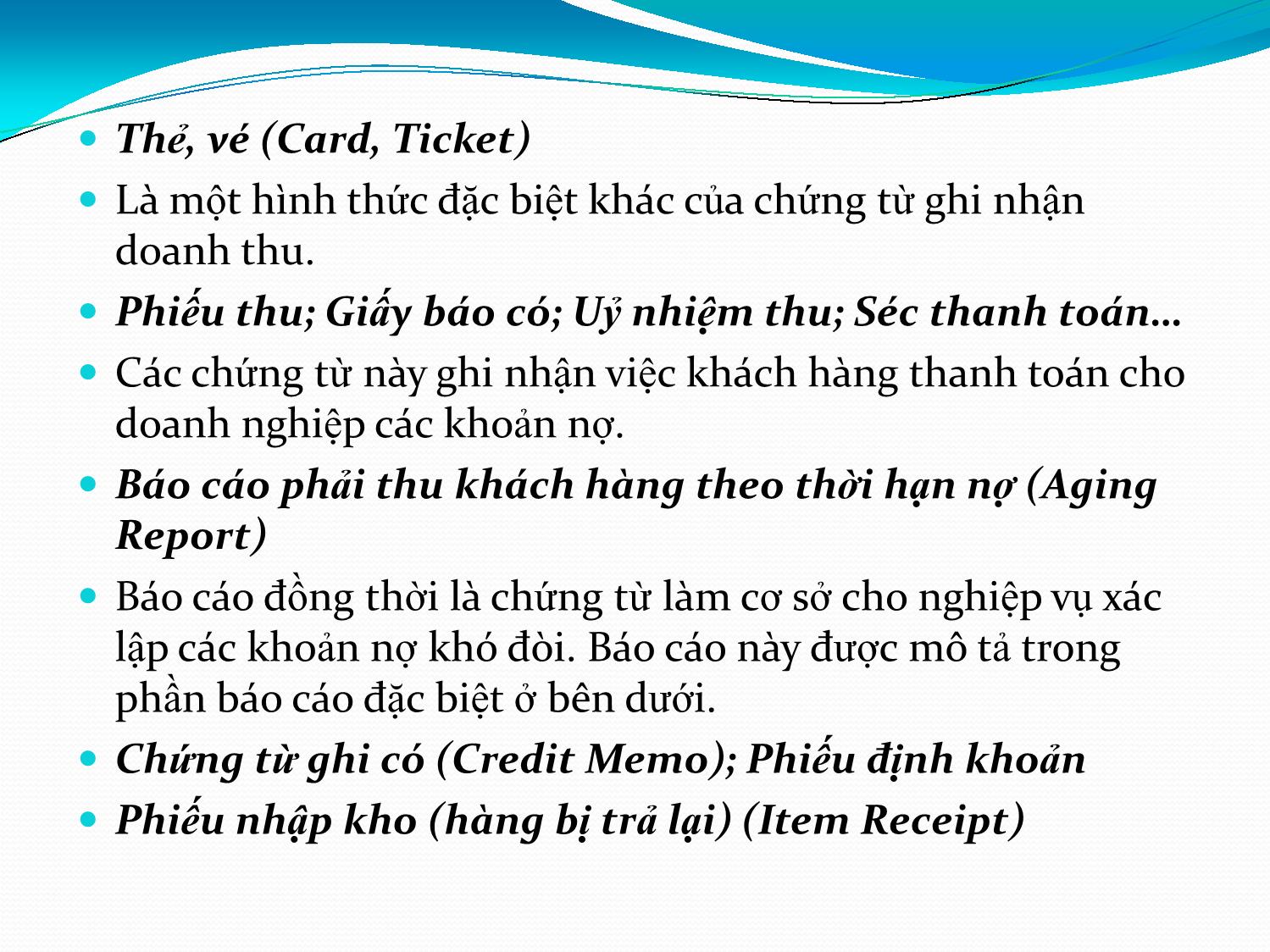 Bài giảng Hệ thống thông tin kế toán - Chương 3: Các chu trình kế toán - Vũ Trọng Phong trang 6