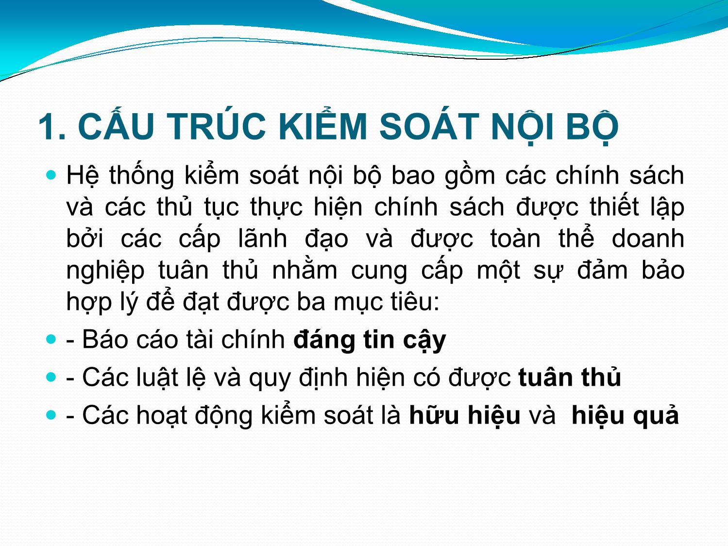 Bài giảng Hệ thống thông tin kế toán - Chương 4: Kiểm soát nội bộ trong hệ thống thông tin kế toán - Vũ Trọng Phong trang 2