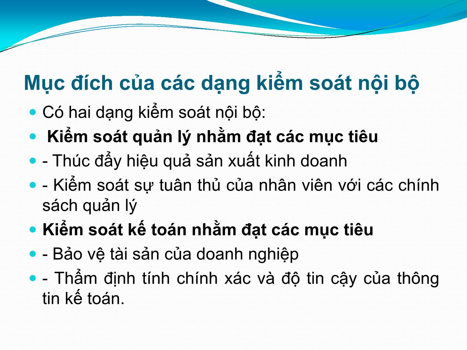 Bài giảng Hệ thống thông tin kế toán - Chương 4: Kiểm soát nội bộ trong hệ thống thông tin kế toán - Vũ Trọng Phong trang 3