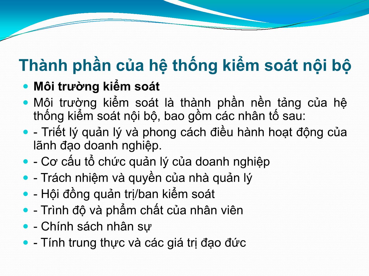 Bài giảng Hệ thống thông tin kế toán - Chương 4: Kiểm soát nội bộ trong hệ thống thông tin kế toán - Vũ Trọng Phong trang 4