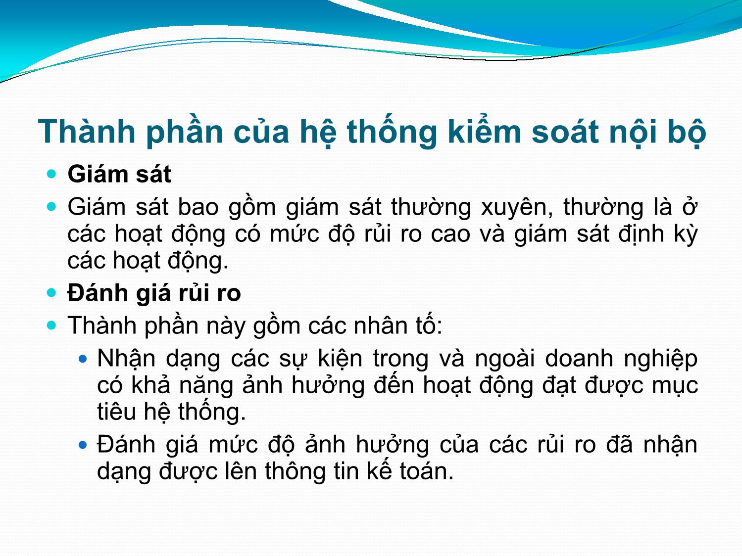 Bài giảng Hệ thống thông tin kế toán - Chương 4: Kiểm soát nội bộ trong hệ thống thông tin kế toán - Vũ Trọng Phong trang 5