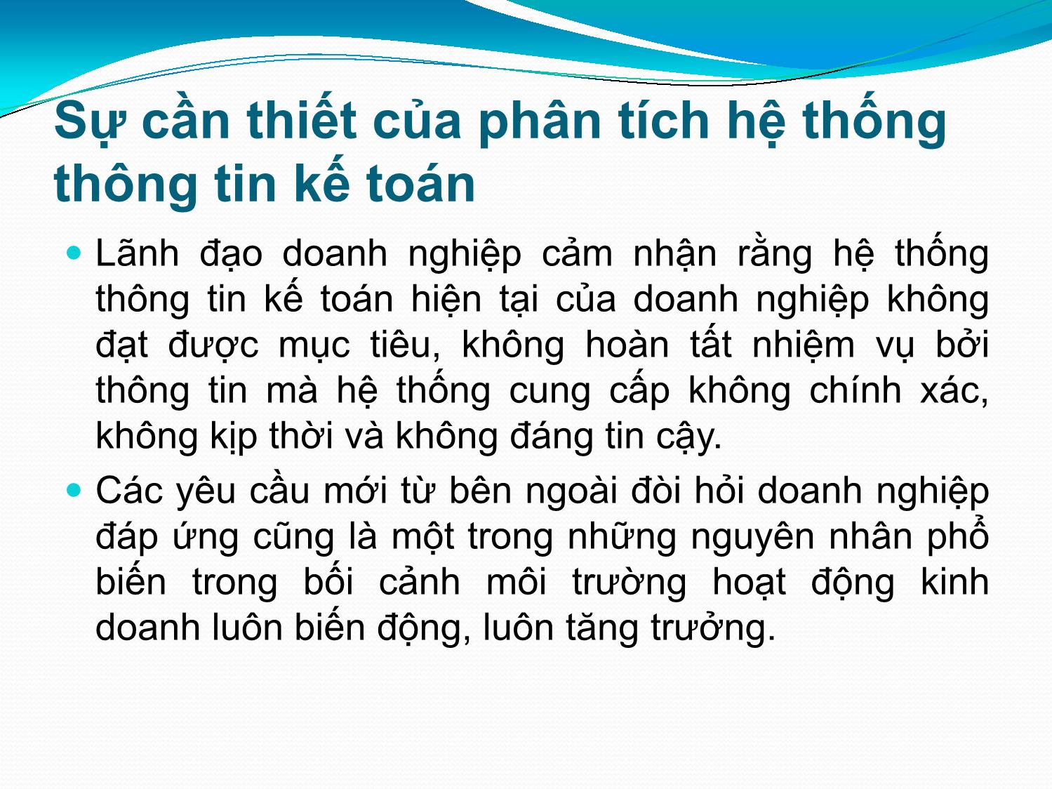 Bài giảng Hệ thống thông tin kế toán - Chương 5: Phân tích thiết kế hệ thống thông tin kế toán - Vũ Trọng Phong trang 3