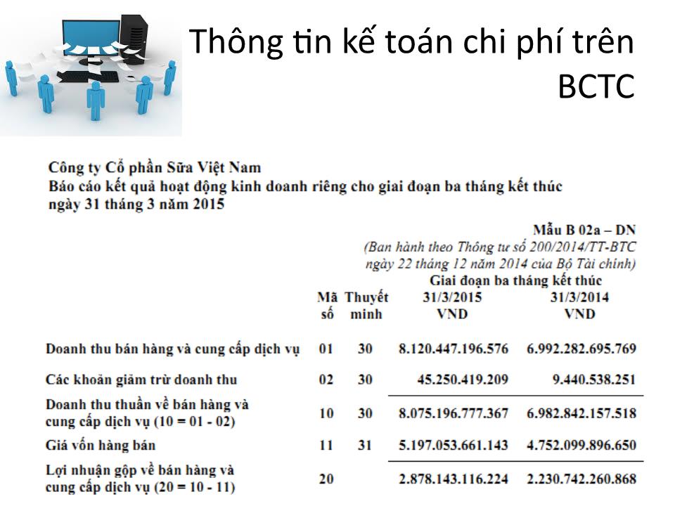 Bài giảng Kế toán chi phí - Chương 1: Tổng quan kế toán chi phí trang 8