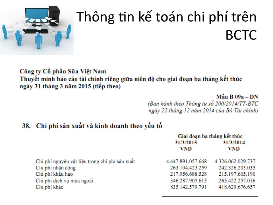 Bài giảng Kế toán chi phí - Chương 1: Tổng quan kế toán chi phí trang 9