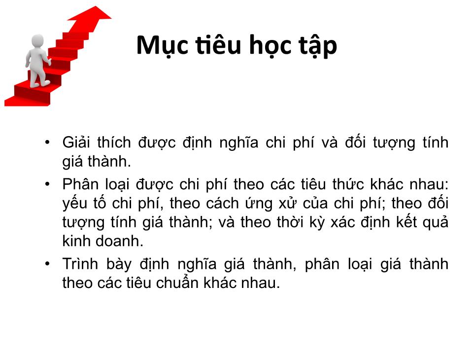 Bài giảng Kế toán chi phí - Chương 2: Phân loại chi phí trang 2