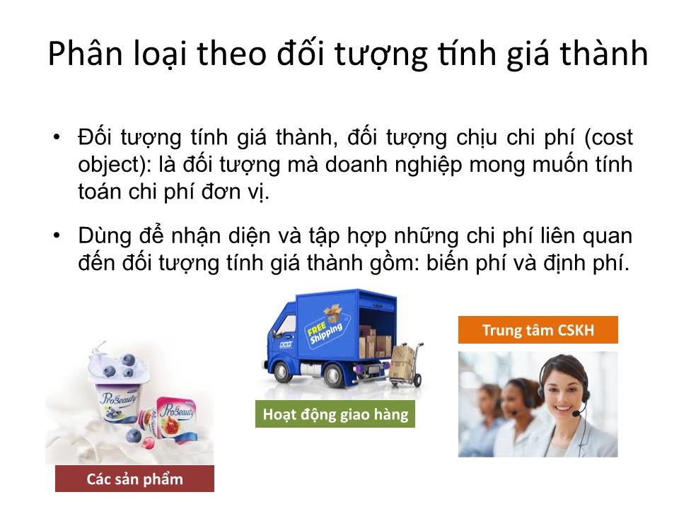 Bài giảng Kế toán chi phí - Chương 2: Phân loại chi phí trang 8