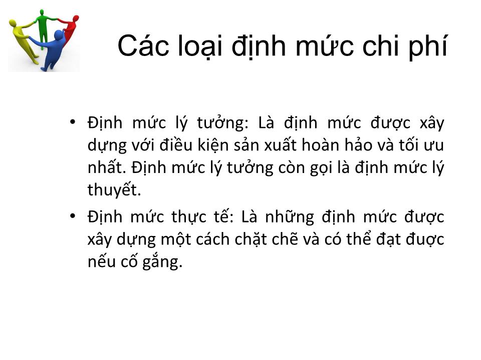 Bài giảng Kế toán chi phí - Chương 5: Kế toán chi phí định mức - Cao đẳng Viễn Đông trang 7