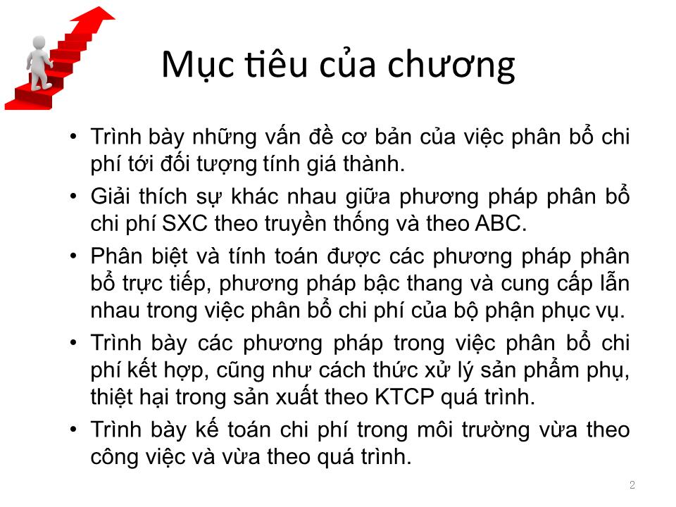 Bài giảng Kế toán chi phí - Chương 6: Phân bổ chi phí - Cao đẳng Viễn Đông trang 2