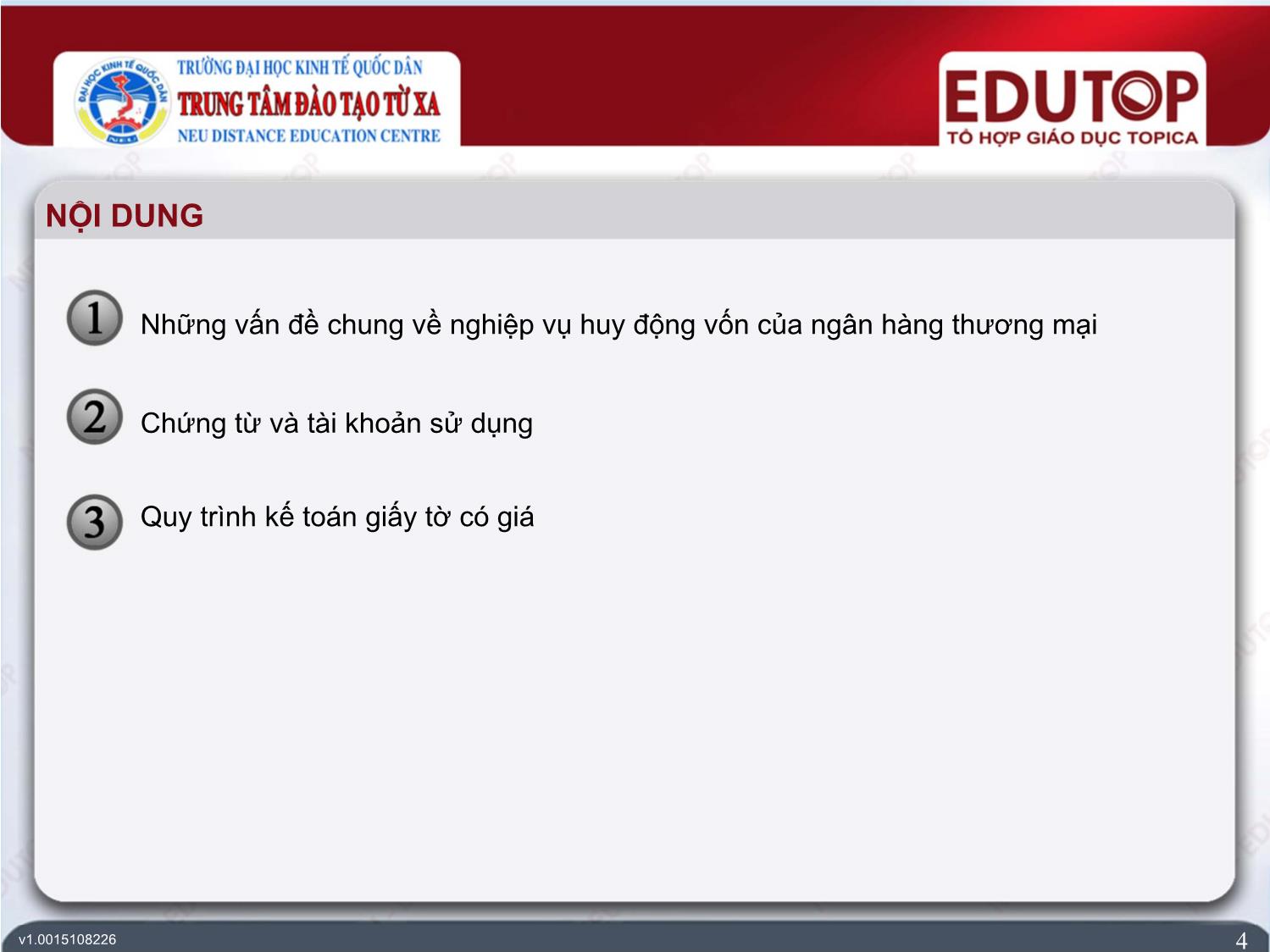 Bài giảng Kế toán ngân hàng thương mại - Bài 2: Kế toán nhận tiền gửi và phát hành giấy tờ có giá (Phần 2) - Nguyễn Thị Ngọc Diệp trang 4