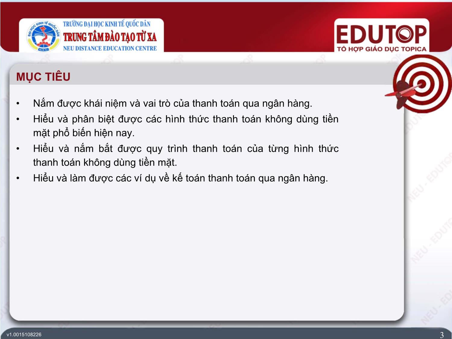 Bài giảng Kế toán ngân hàng thương mại - Bài 3: Kế toán thanh toán qua ngân hàng thương mại - Nguyễn Thị Ngọc Diệp trang 3