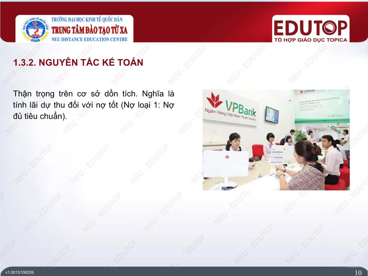 Bài giảng Kế toán ngân hàng thương mại - Bài 4: Kế toán nghiệp vụ cho vay của ngân hàng thương mại - Nguyễn Thị Ngọc Diệp trang 10