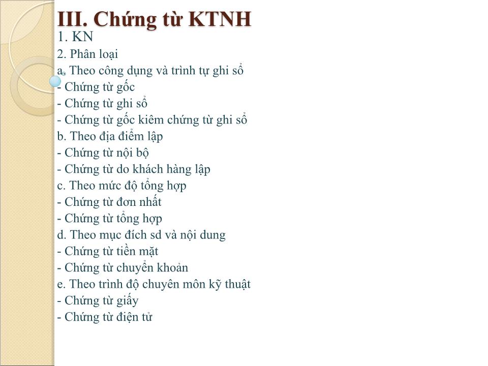 Bài giảng Kế toán ngân hàng thương mại - Chương 1: Tổng quan - Nguyễn Tăng Đông trang 8