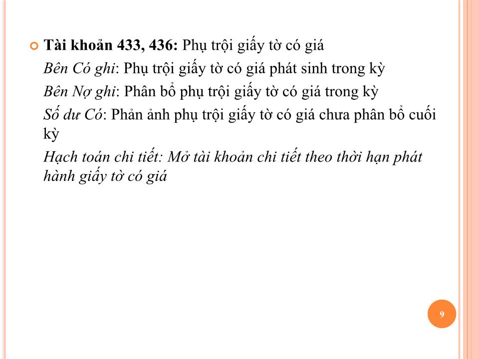 Bài giảng Kế toán ngân hàng thương mại - Chương 2: Kế toán nghiệp vụ huy động vốn - Nguyễn Tăng Đông trang 9