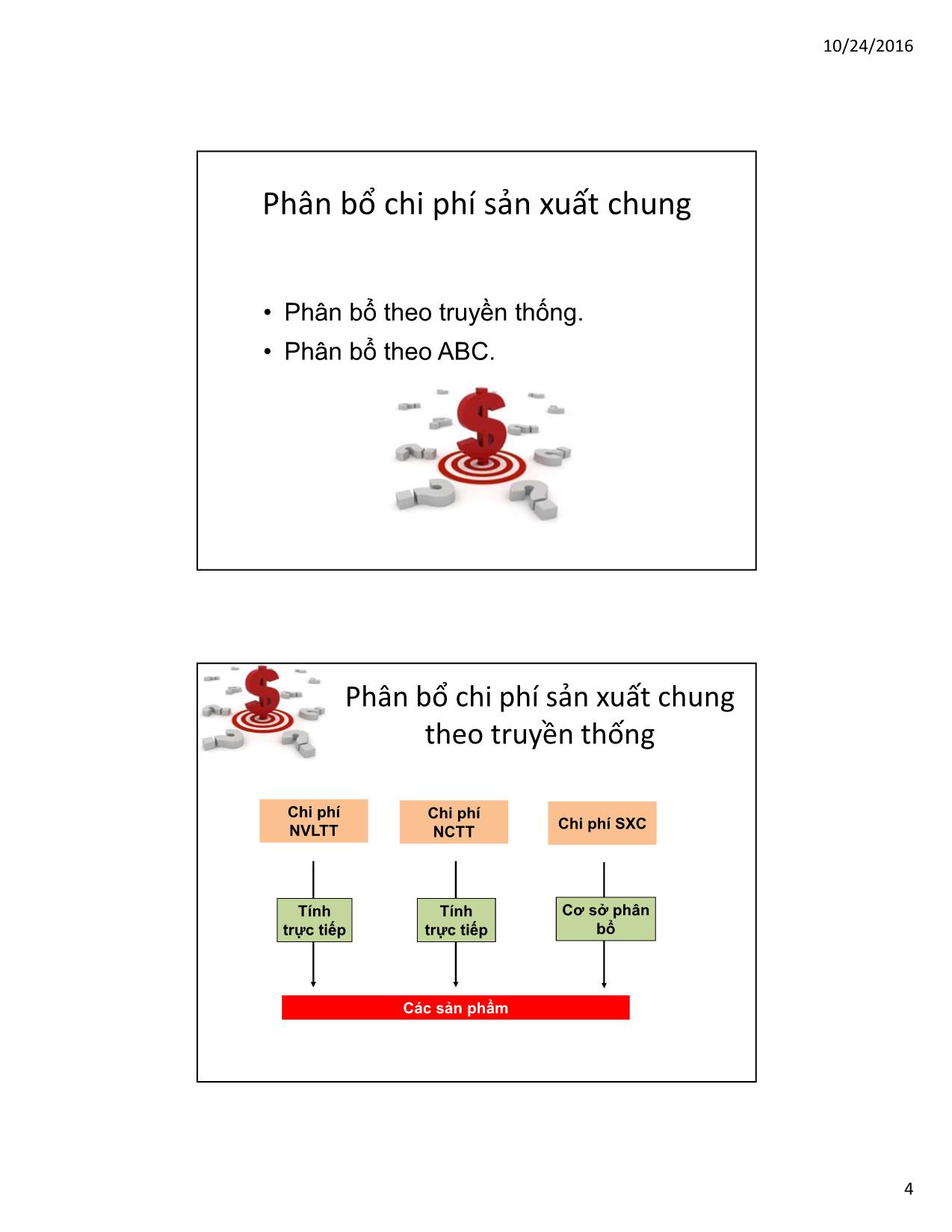 Bài giảng Kế toán quản trị - Chương 6: Phân bổ chi phí - Hoàng Huy Cường trang 4