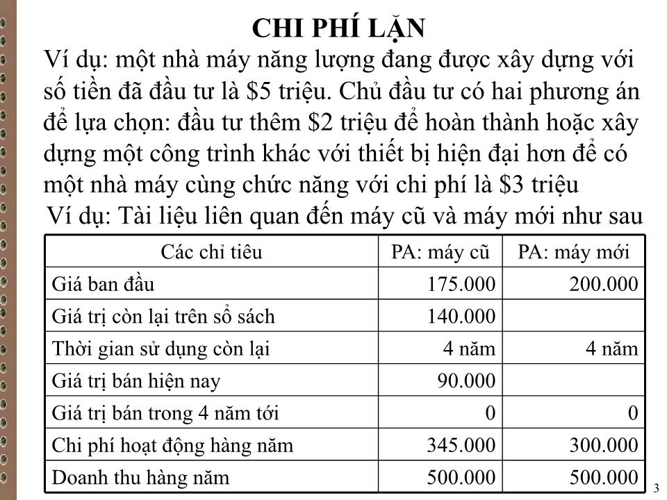 Bài giảng Kế toán quản trị - Chương VII: Thông tin kế toán quản trị với việc ra quyết định trang 3