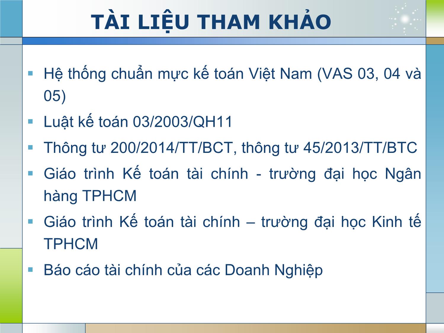 Bài giảng Kế toán tài chính 1 - Chương 2: Kế toán tài sản cố định trang 3