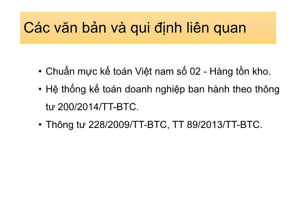 Bài giảng Kế toán tài chính 1 - Chương 3: Kế toán hàng tồn kho trang 5