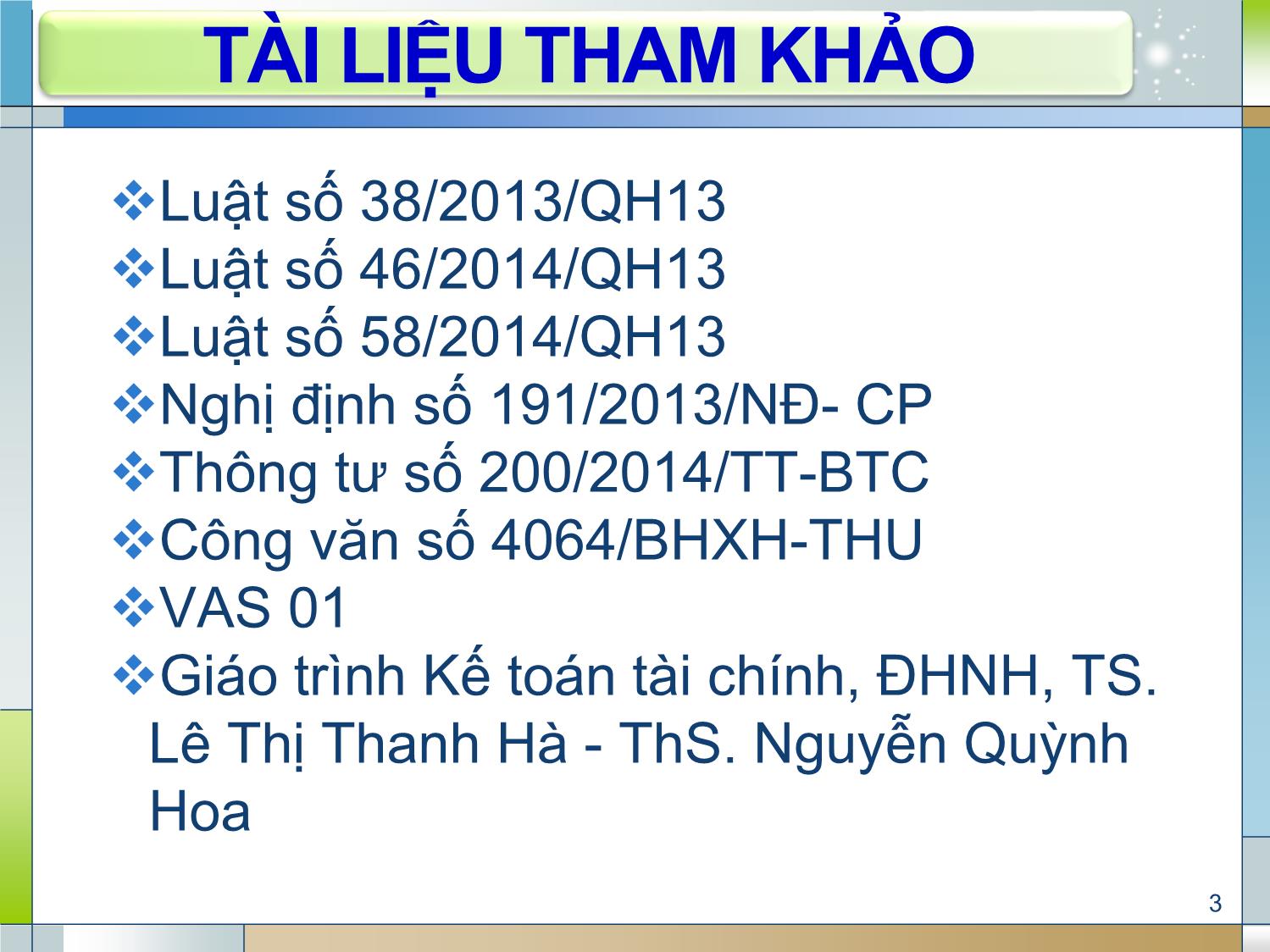 Bài giảng Kế toán tài chính 1 - Chương 4: Kế toán các khoản phải trả người lao động (Accounting for Payables to employees) trang 3