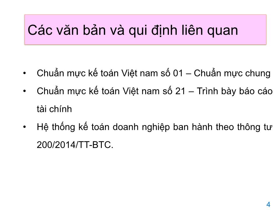 Bài giảng Kế toán tài chính 1 - Chương 6: Kế toán vốn chủ sở hữu - Đại học Mở thành phố Hồ Chí Minh trang 4