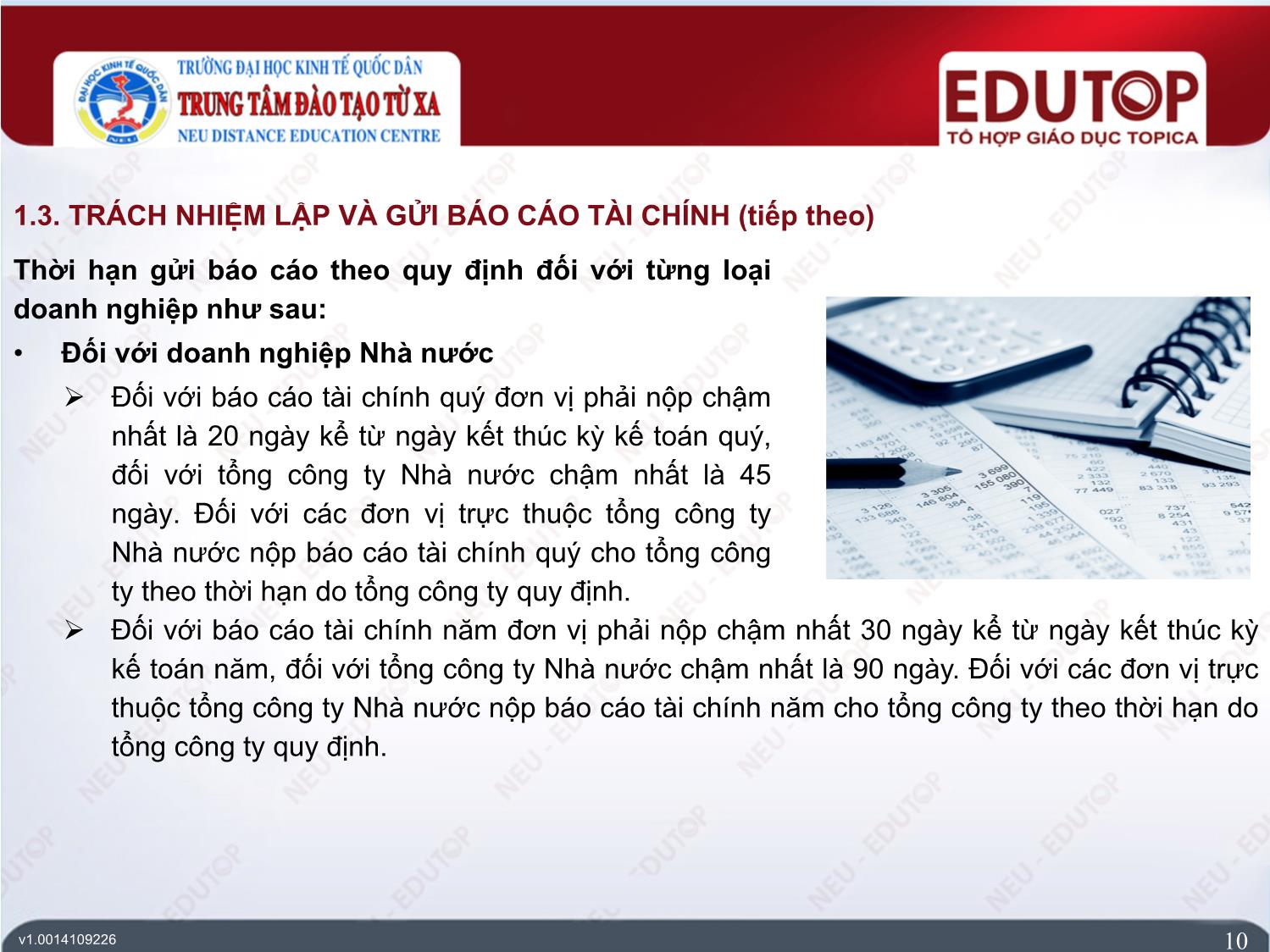 Bài giảng Kế toán tài chính 2 - Bài 5: Báo cáo tài chính - Phí Văn Trọng trang 10