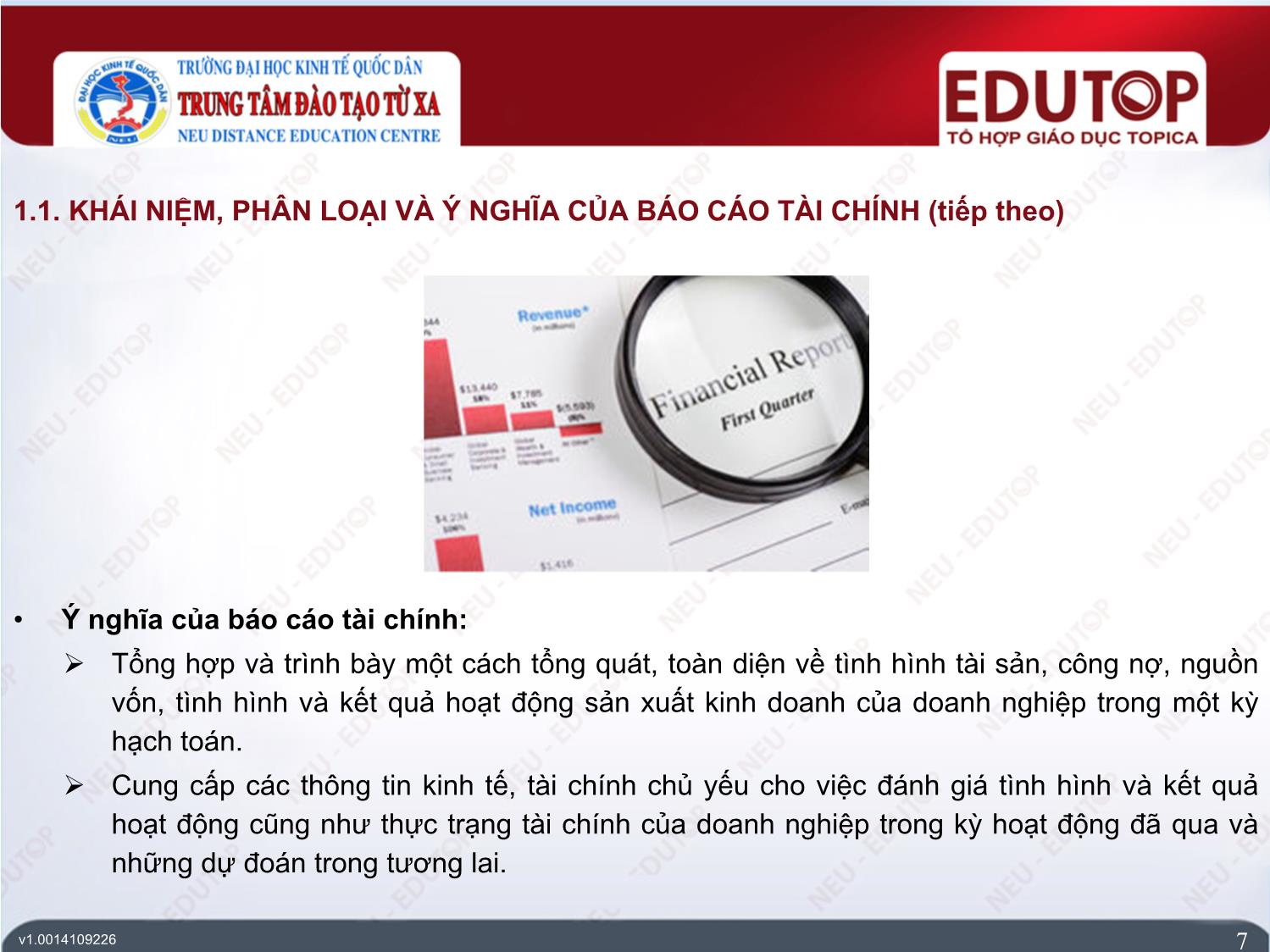 Bài giảng Kế toán tài chính 2 - Bài 5: Báo cáo tài chính - Phí Văn Trọng trang 7