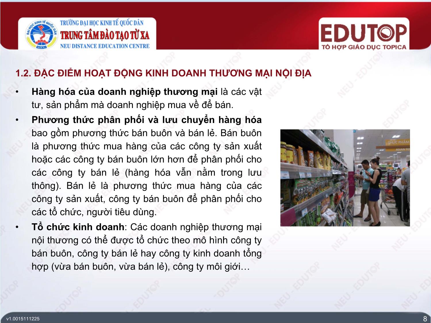 Bài giảng Kế toán tài chính 3 - Bài 1: Kế toán trong doanh nghiệp kinh doanh thương mại nội địa - Nguyễn Thị Mai Anh trang 8