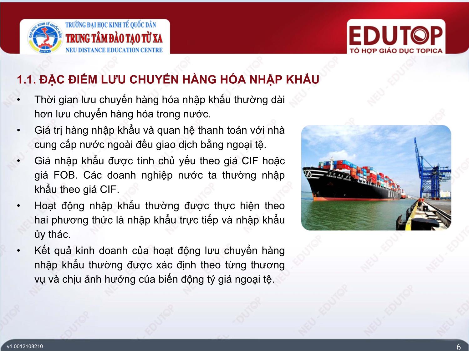 Bài giảng Kế toán tài chính 3 - Bài 2: Kế toán lưu chuyển hàng hóa nhập khẩu - Trần Thị Nam Thanh trang 6