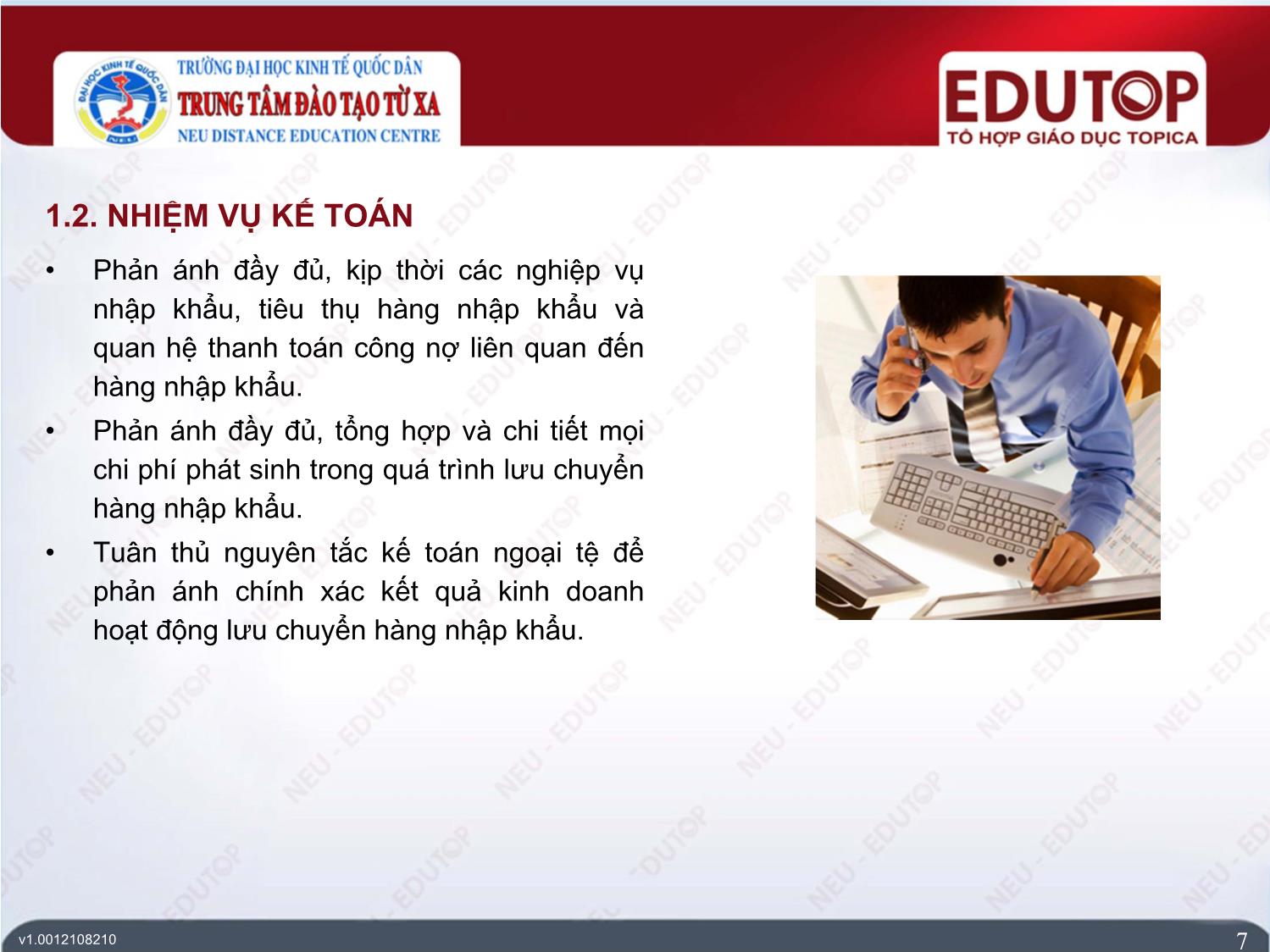 Bài giảng Kế toán tài chính 3 - Bài 2: Kế toán lưu chuyển hàng hóa nhập khẩu - Trần Thị Nam Thanh trang 7