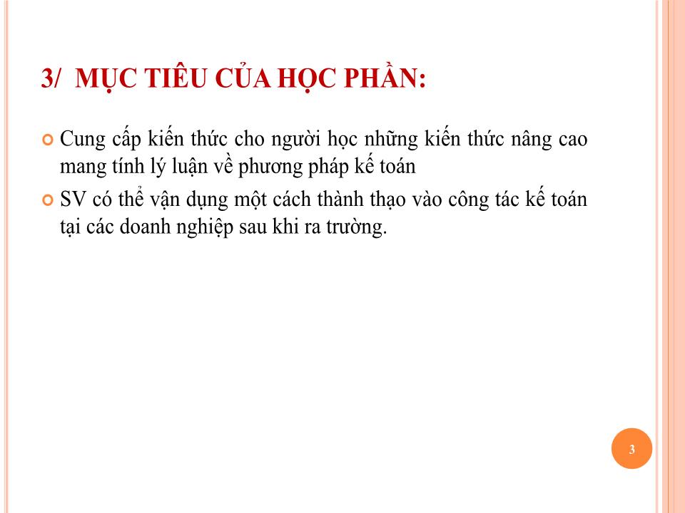 Bài giảng Kế toán tài chính doanh nghiệp (Phần 4) - Chương 1: Kế toán các khoản đầu tư dài hạn - Nguyễn Thị Thanh Thủy trang 3