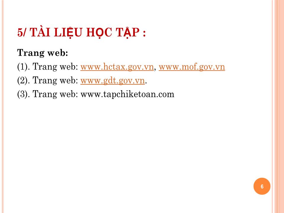 Bài giảng Kế toán tài chính doanh nghiệp (Phần 4) - Chương 1: Kế toán các khoản đầu tư dài hạn - Nguyễn Thị Thanh Thủy trang 6