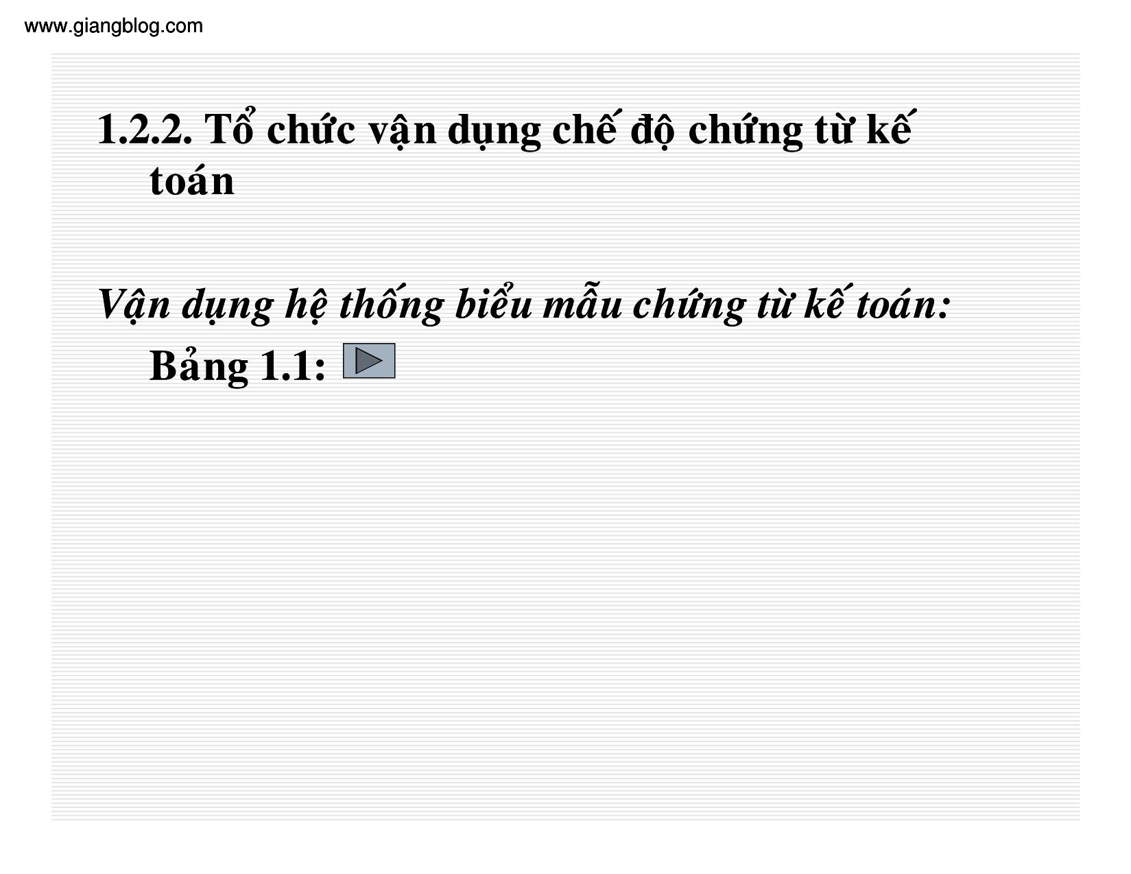 Bài giảng Kế toán thuế doanh nghiệp - Chương 1: Tổ chức công việc kế toán trong doanh nghiệp trang 3