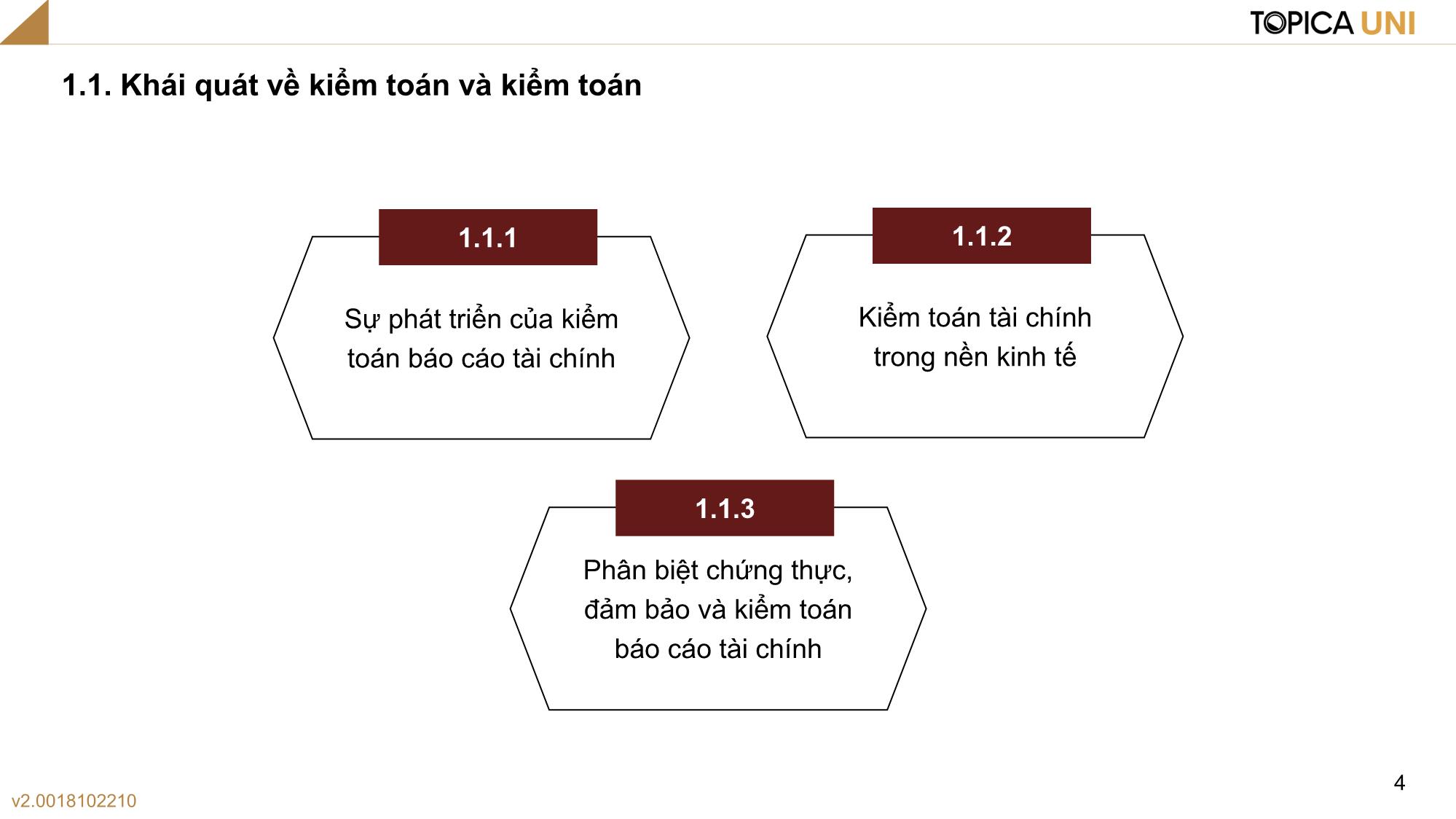 Bài giảng Kiểm toán - Bài 1: Kiểm toán tài chính trong nền kinh tế - Phan Trung Kiên trang 4