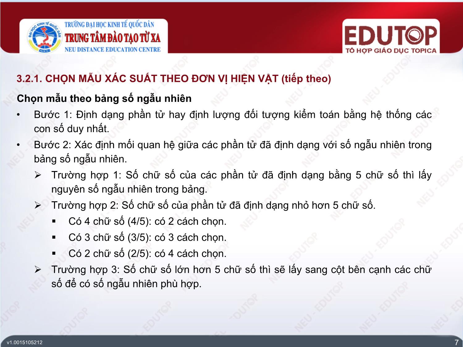 Bài giảng Kiểm toán căn bản - Bài 4: Đối tượng và phương pháp của kiểm toán (Phần 2) - Đinh Thế Hùng trang 7