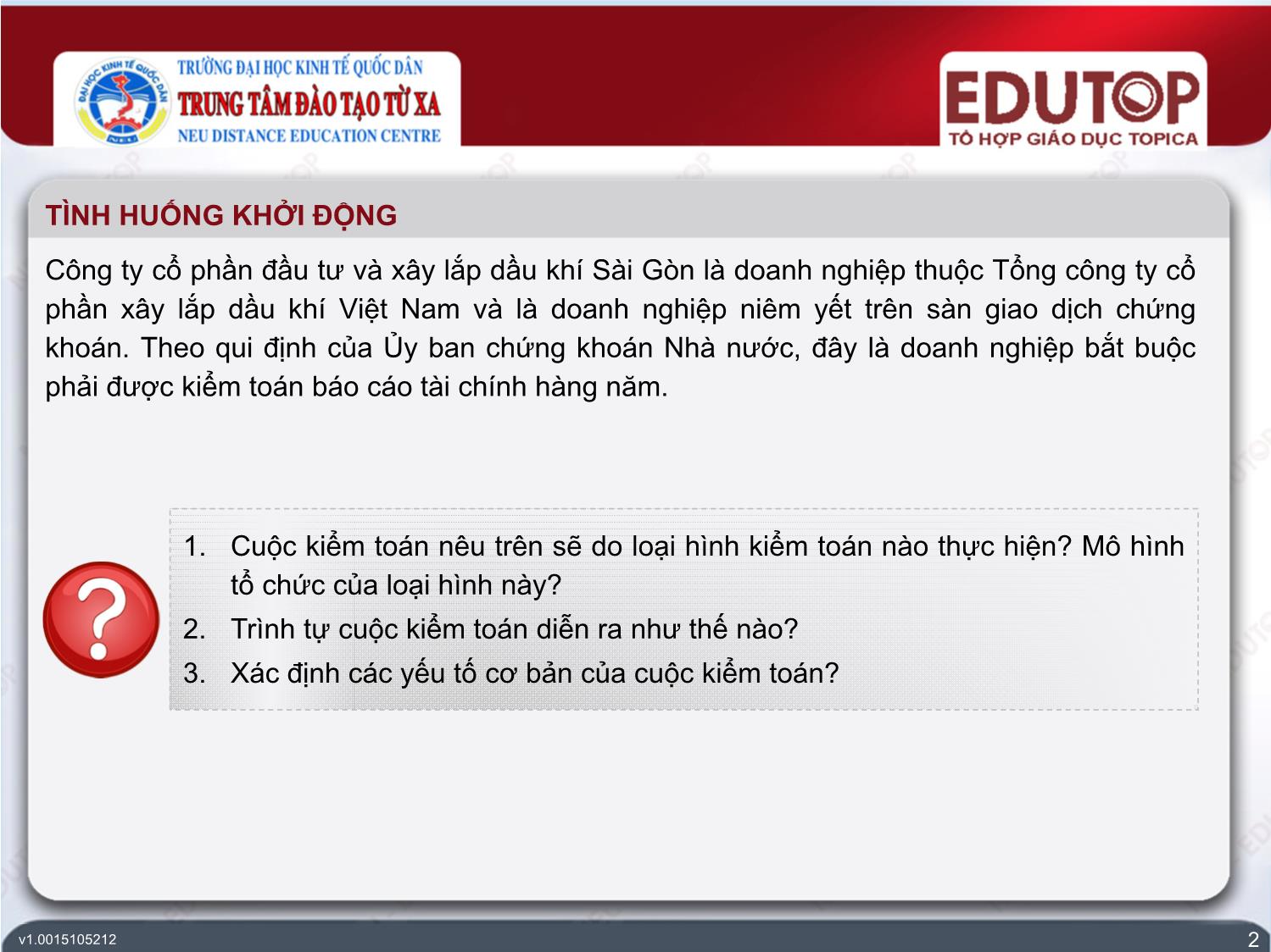 Bài giảng Kiểm toán căn bản - Bài 5: Tổ chức kiểm toán - Nguyễn Thị Mỹ trang 2