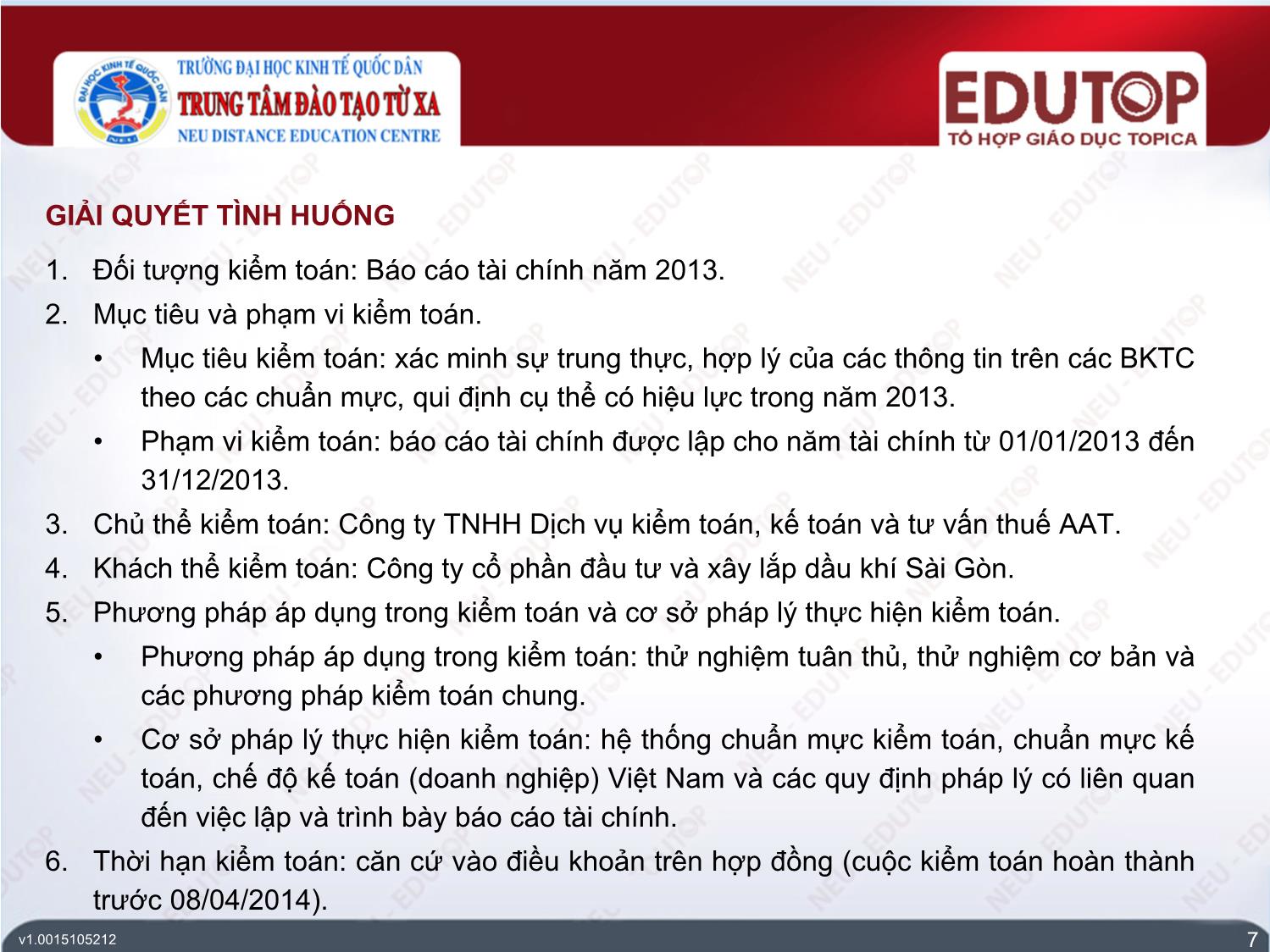 Bài giảng Kiểm toán căn bản - Bài 5: Tổ chức kiểm toán - Nguyễn Thị Mỹ trang 7