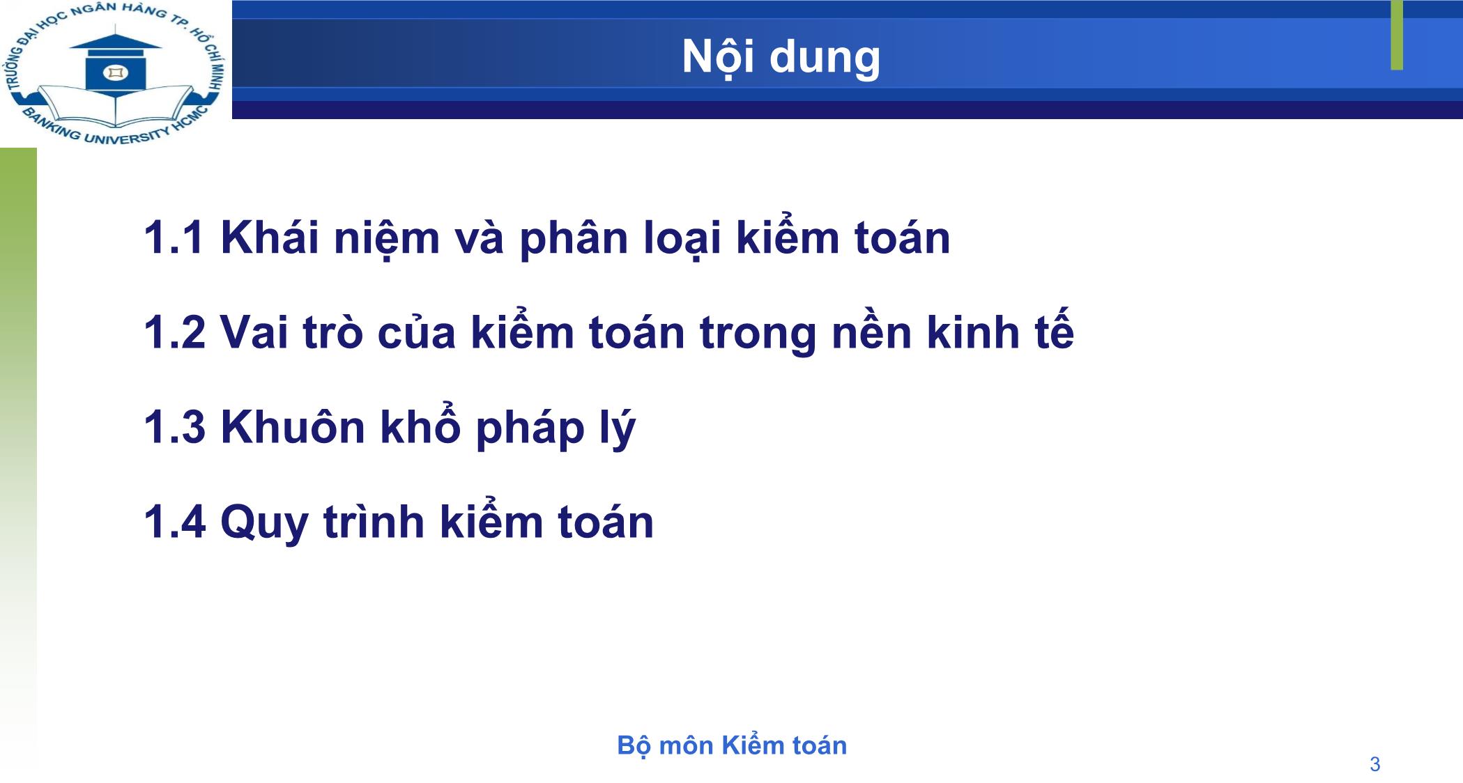 Bài giảng Kiểm toán - Chương 1: Tổng quan về kiểm toán trang 3