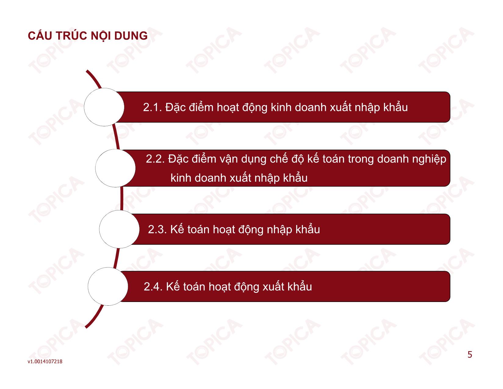 Bài giảng Kiểm toán doanh nghiệp thương mại - Bài 2: Kế toán trong các doanh nghiệp kinh doanh xuất nhập khẩu - Đoàn Thị Trúc Quỳnh trang 5